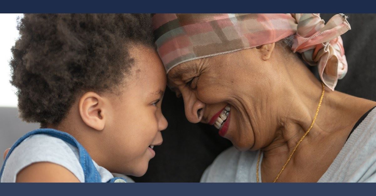 DNR and COVID-19 - African American Grandmother and Granddaughter