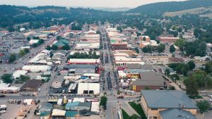 Sturgis 2021 View of the Main Drag from Above