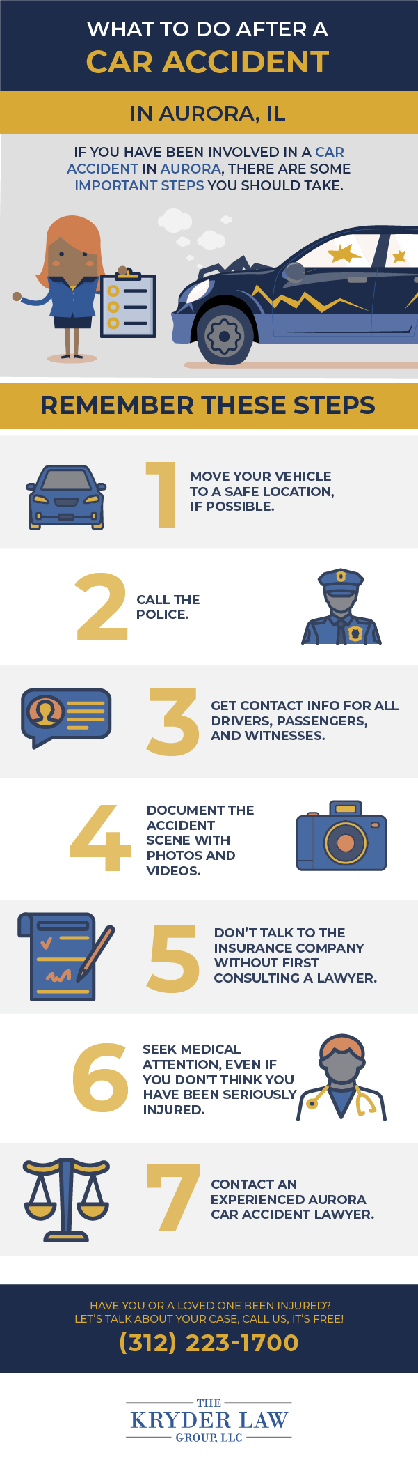 Aurora Car Accident Lawyer Infographic