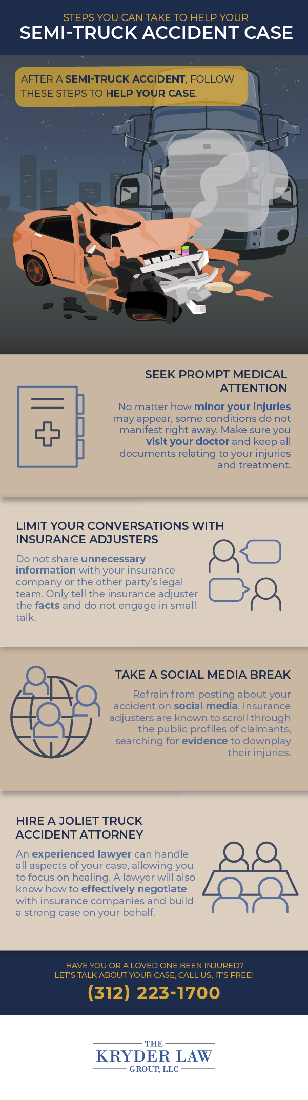 Joliet Truck Accident Lawyer Infographic