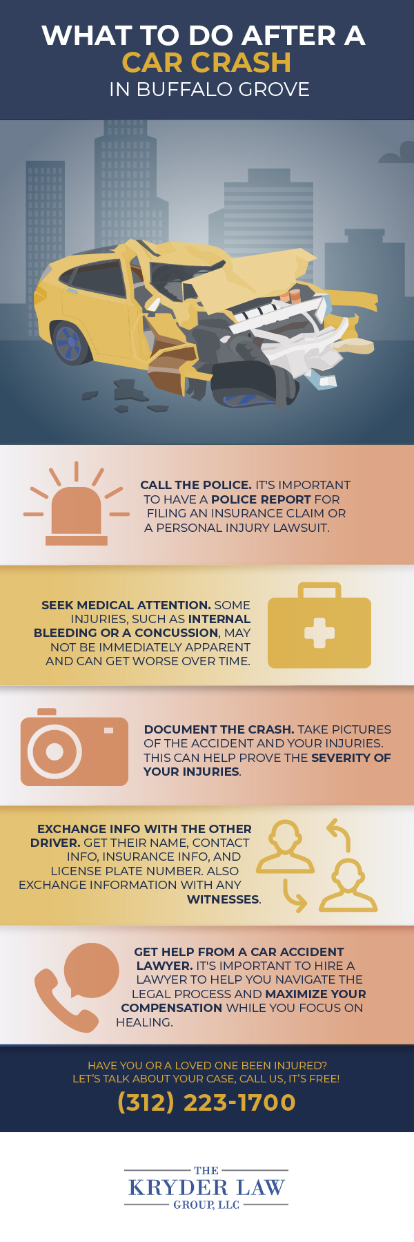 The Benefits of Hiring a Buffalo Grove Car Accident Lawyer Infographic)