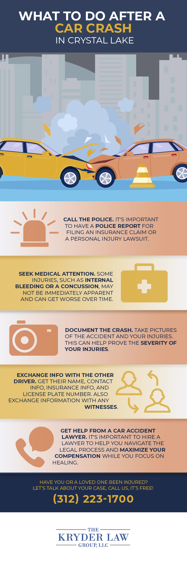 The Benefits of Hiring a Crystal Lake Car Accident Lawyer Infographic)