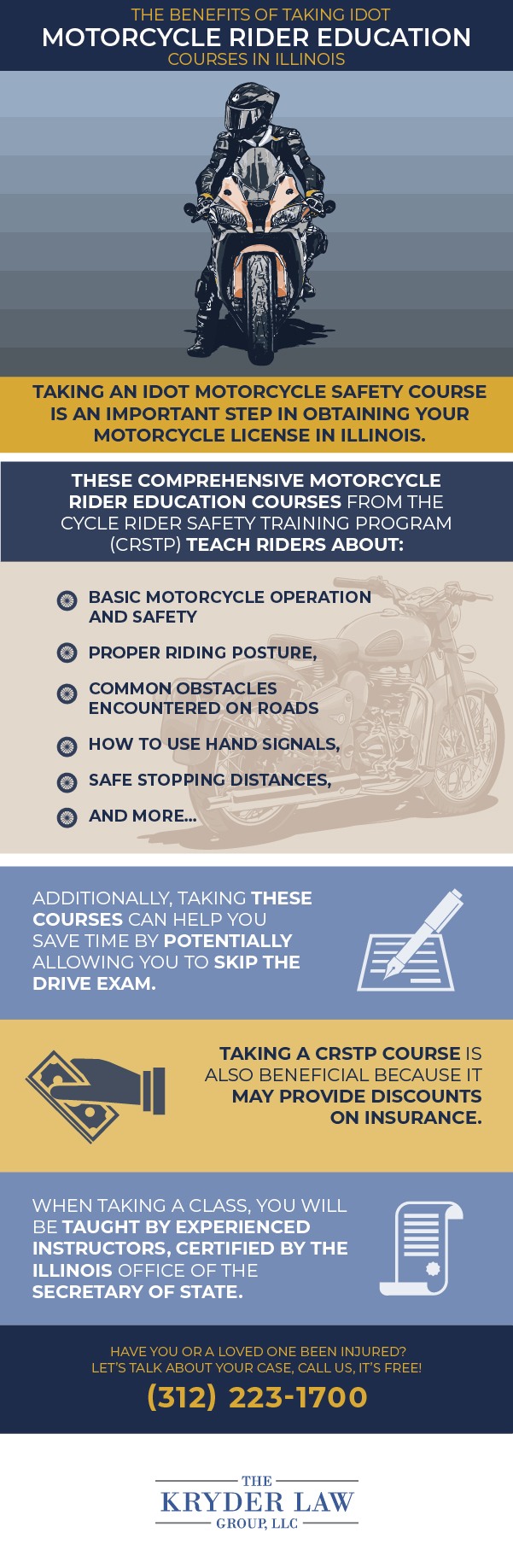 The Benefits of Taking IDOT Motorcycle Rider Education Courses in Illinois