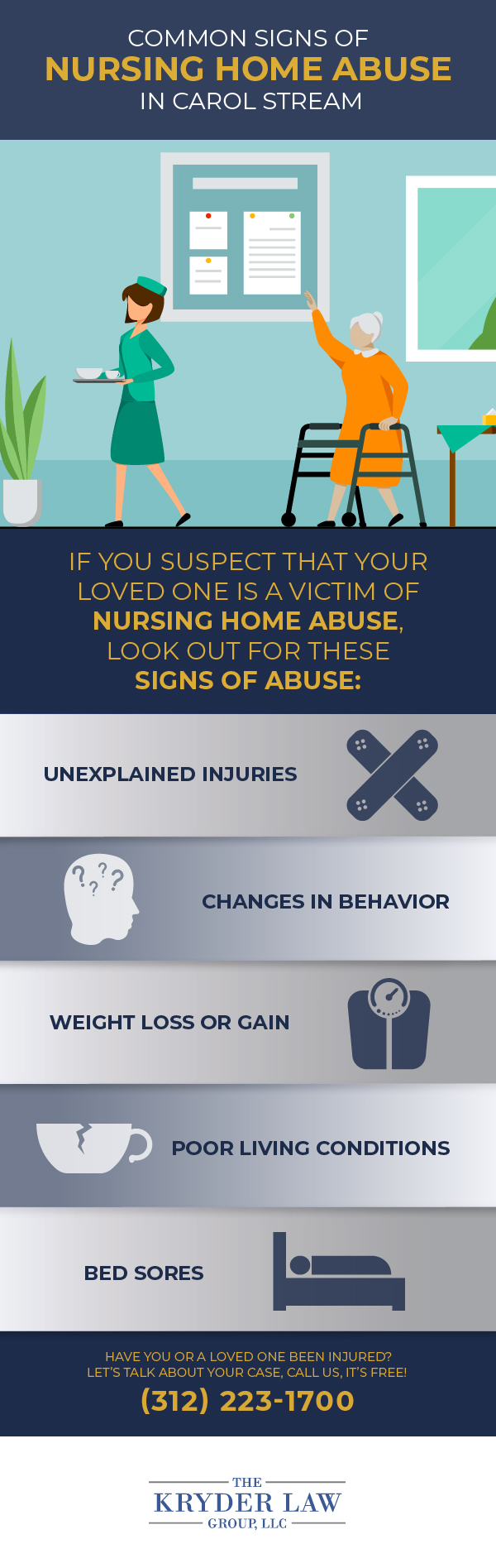 The Benefits of Hiring a Carol Stream Nursing Home Abuse Lawyer Infographic