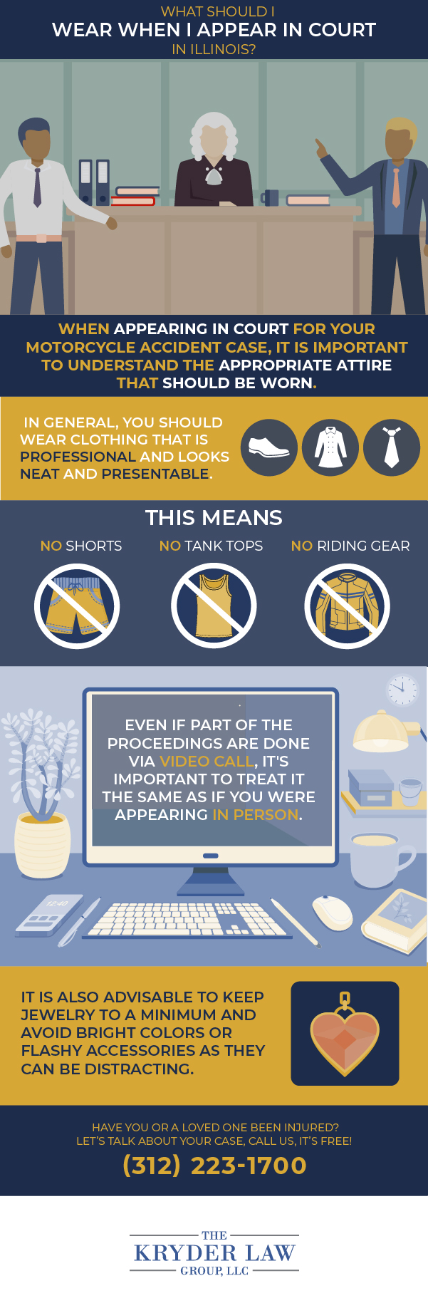 What Should I Wear When I Appear In Court In Illinois?