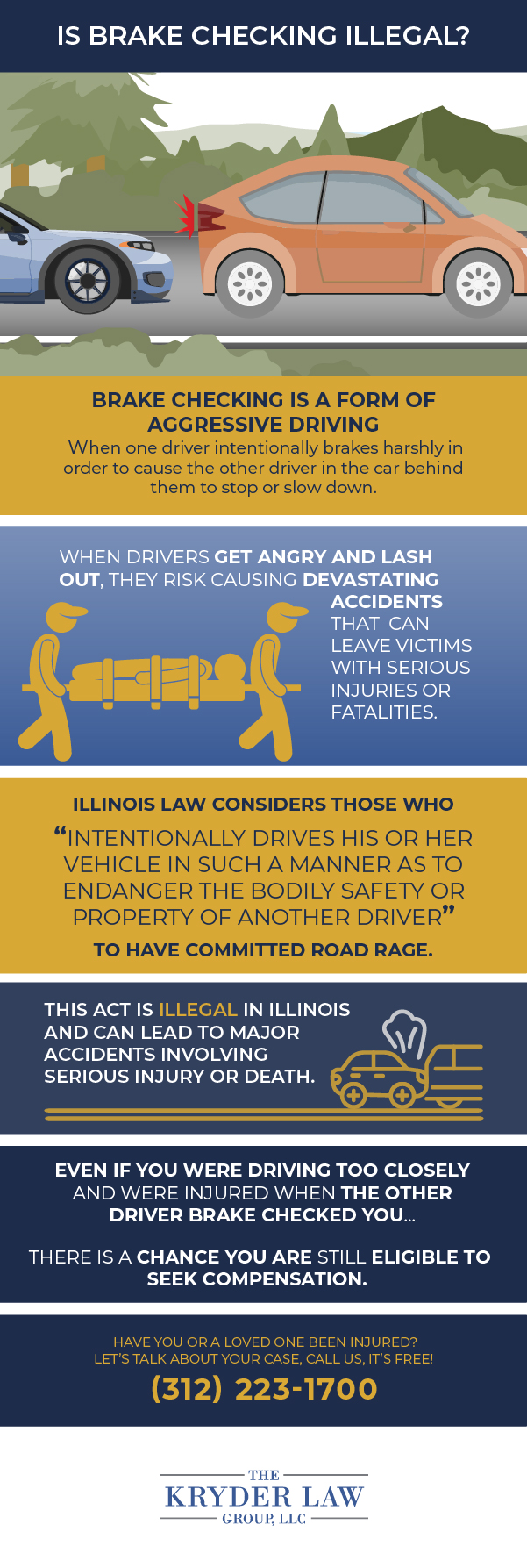 Is Brake Checking Legal in Illinois?