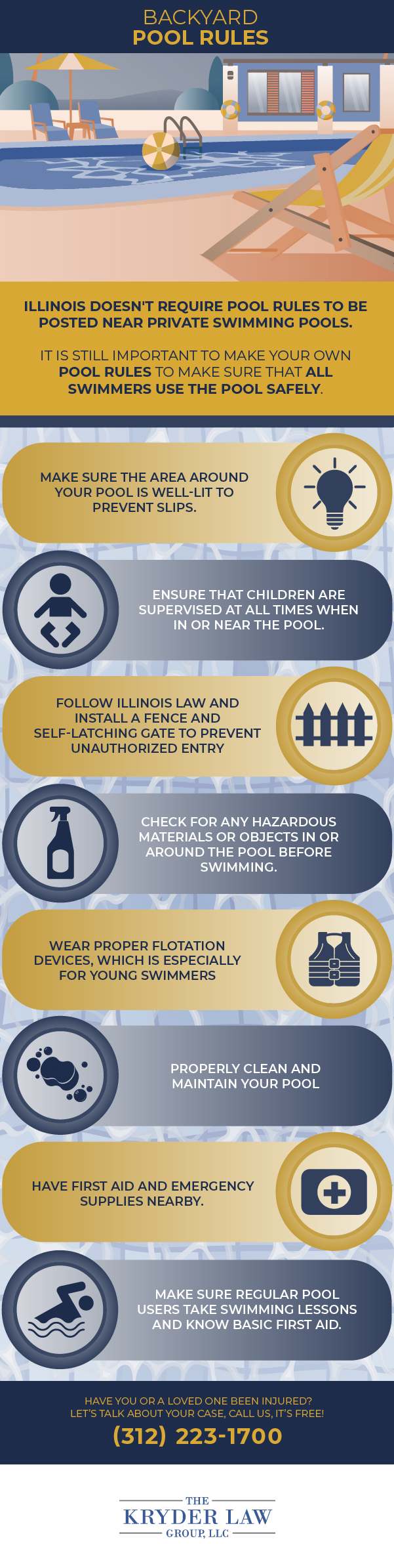 Illinois Law and Pool Safety The Kryder Law Group, LLC Accident and