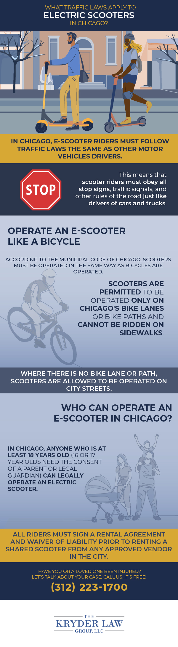 What Traffic Laws Apply To Electric Scooters in Chicago?