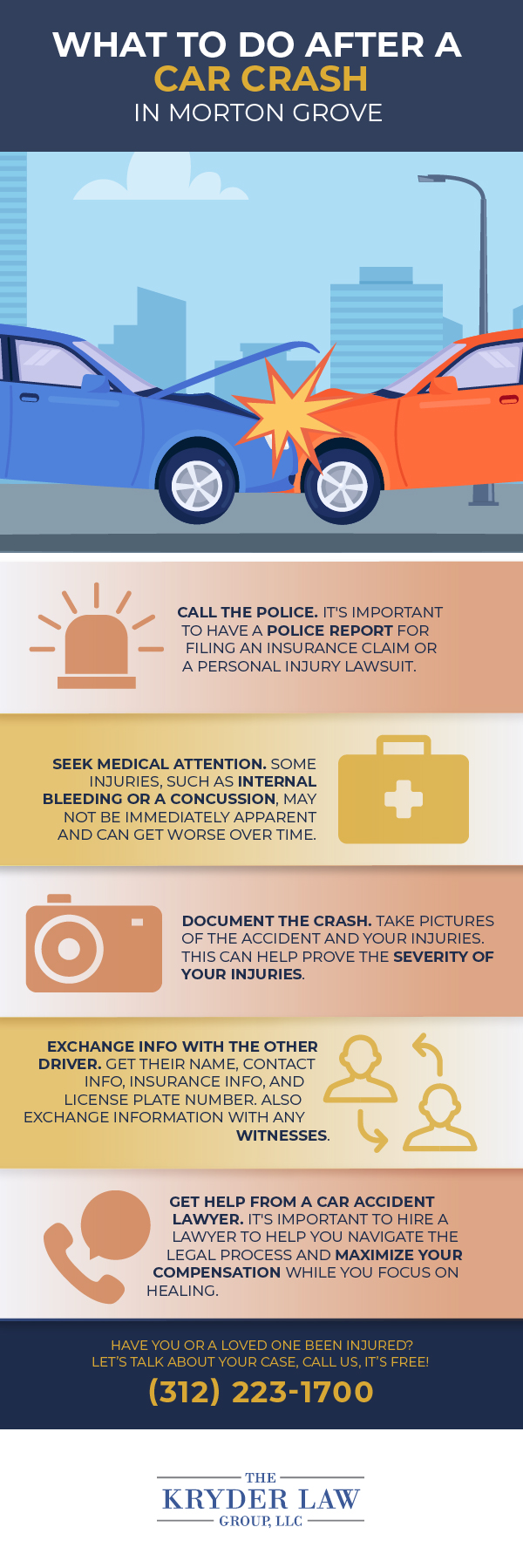 The Benefits of Hiring a Morton Grove Car Accident Lawyer Infographic