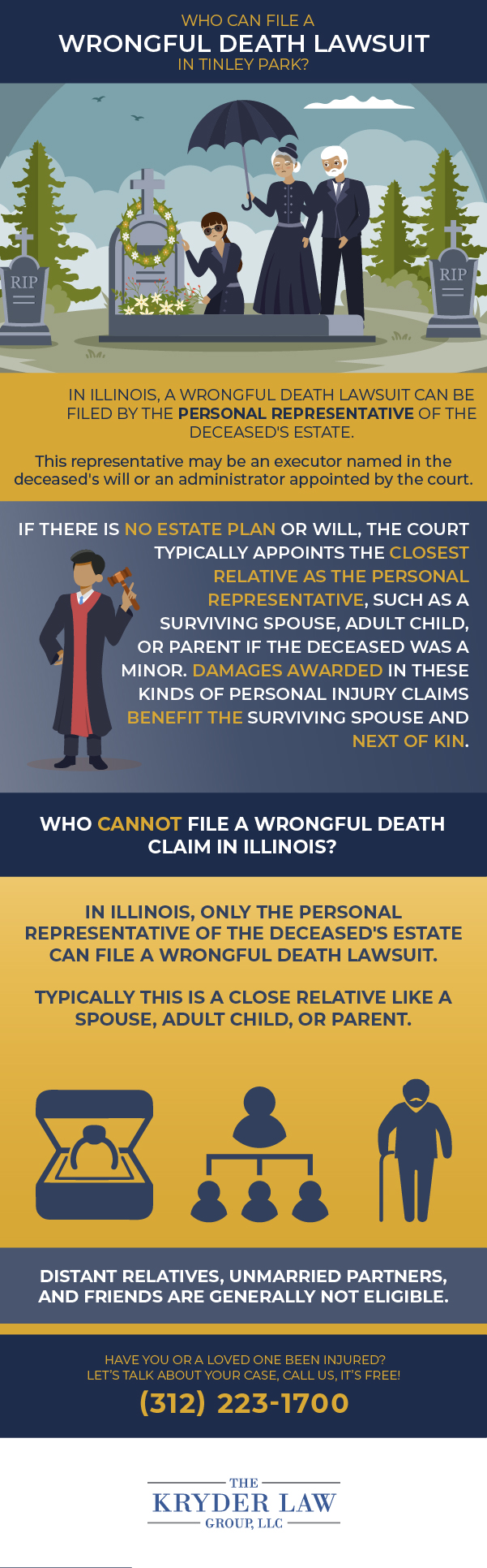 Who Can File a Wrongful Death Lawsuit in Tinley Park?