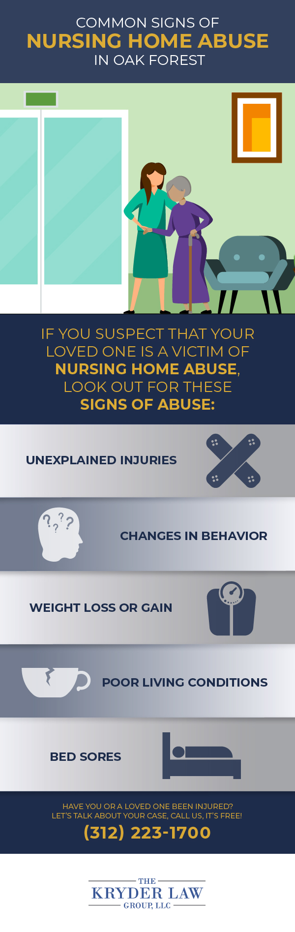 The Benefits of Hiring an Oak Forest Nursing Home Abuse Lawyer Infographic