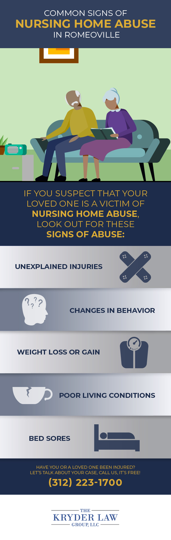 The Benefits of Hiring a Romeoville Nursing Home Abuse Lawyer Infographic