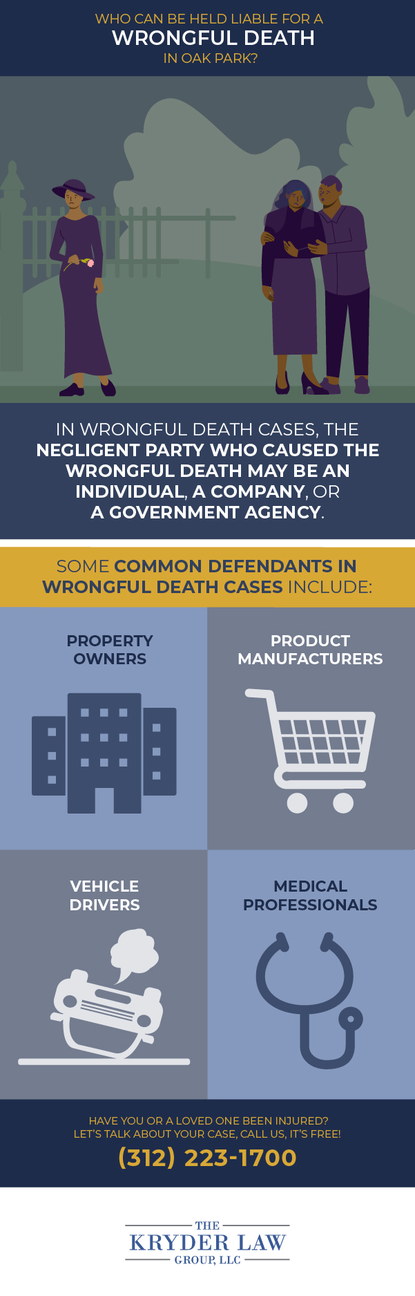 The Benefits of Hiring an Oak Park Wrongful Death Lawyer Infographic