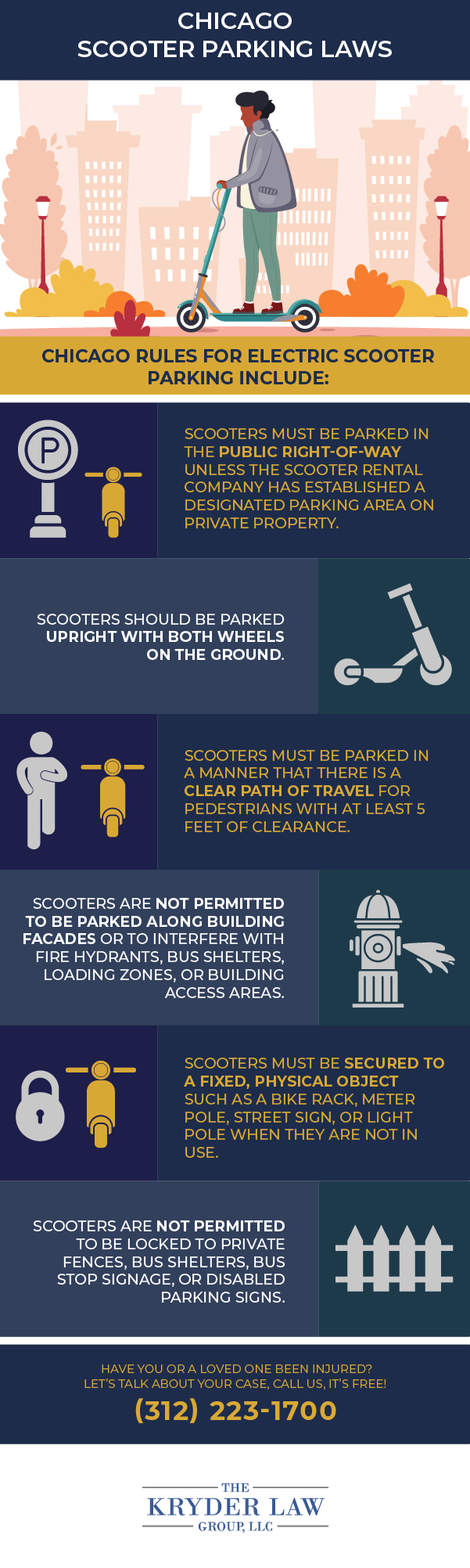 Leyes de estacionamiento de scooters de Chicago