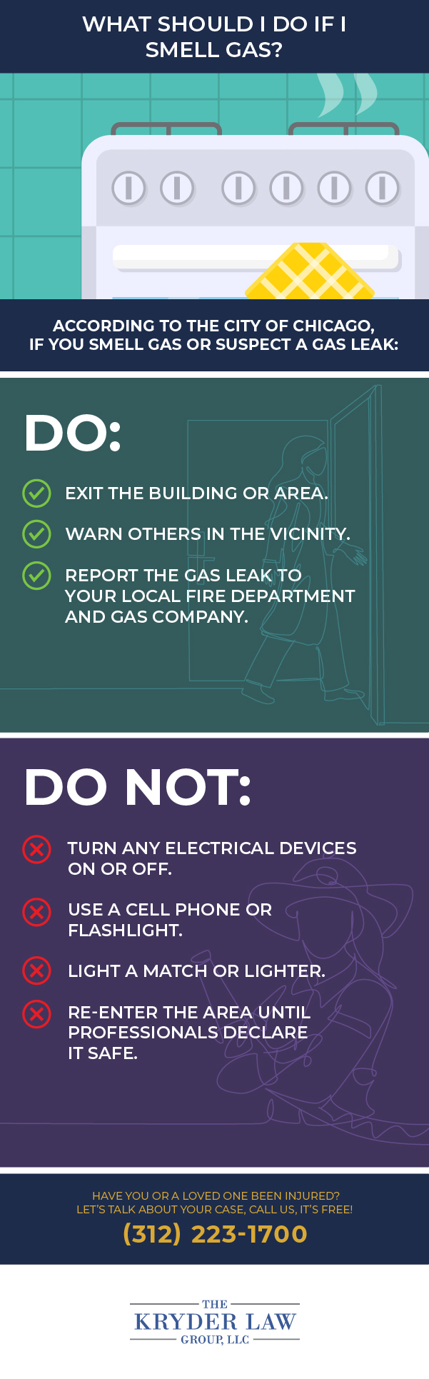 Chicago Gas Leak Fire Lawyer The Kryder Law Group, LLC Accident and
