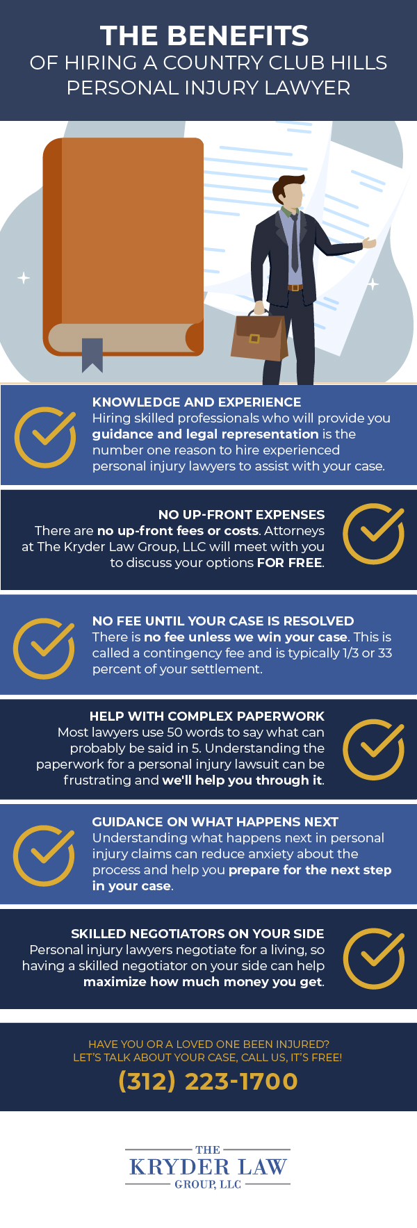 Country Club Hills Personal Injury Lawyer Infographic