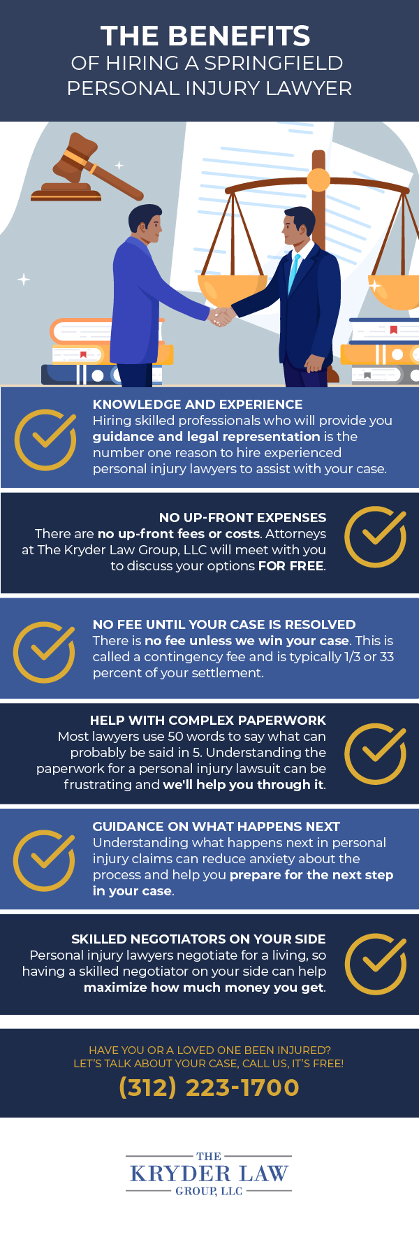 The Benefits of Hiring a Springfield Personal Injury Lawyer Infographic