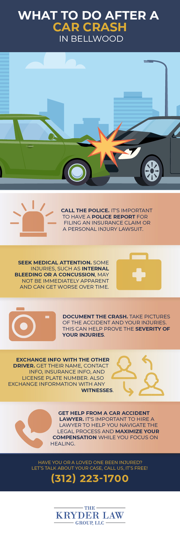 The Benefits of Hiring a Bellwood Car Accident Lawyer Infographic