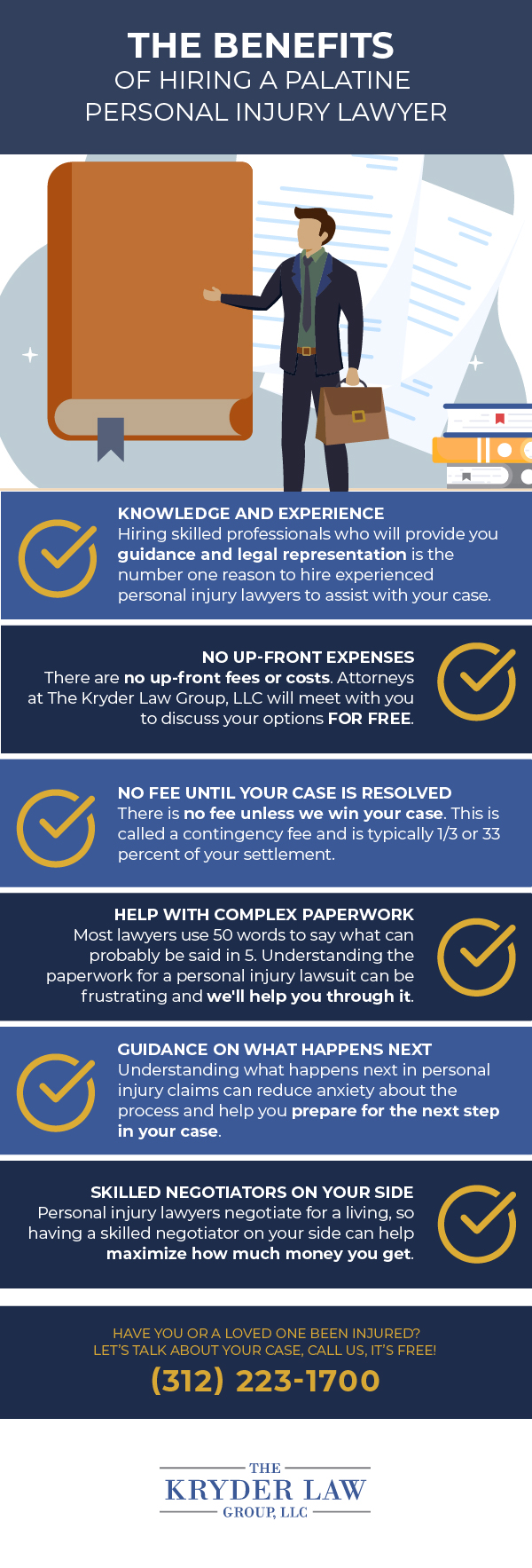 The Benefits of Hiring a Palatine Personal Injury Lawyer Infographic
