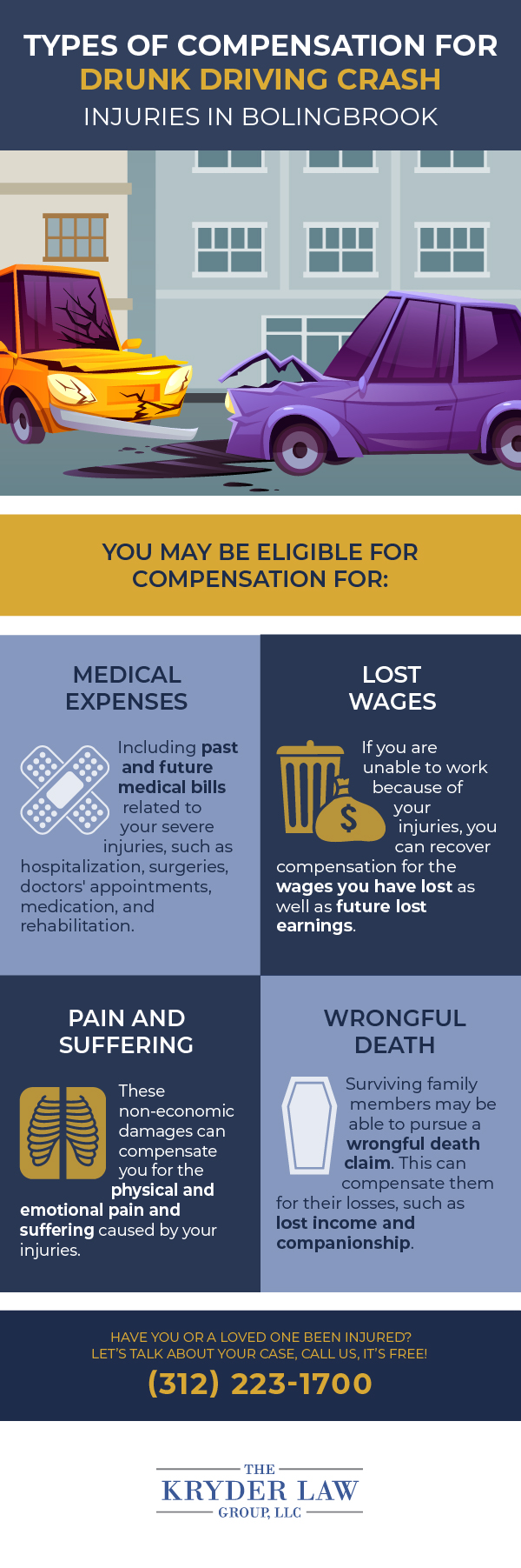 The Benefits of Hiring a Bolingbrook Drunk Driving Accident Lawyer Infographic