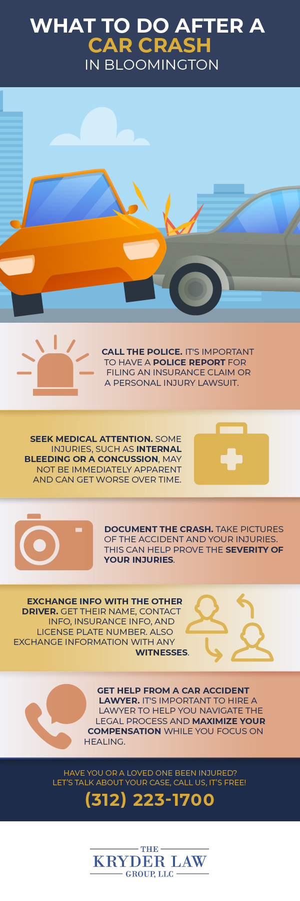 What to Do After a Car Crash in Bloomington