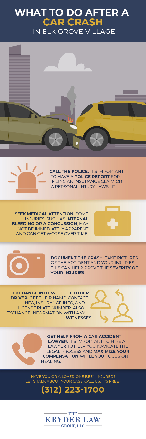 What to Do After a Car Crash in Elk Grove Village