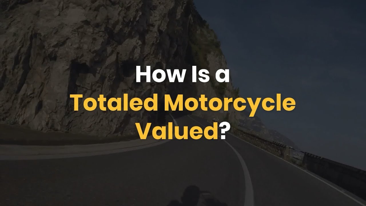 ¿Cómo se valora una motocicleta destrozada?