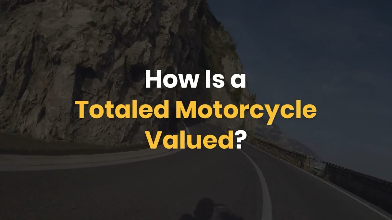 How Is a Totaled Motorcycle Valued?