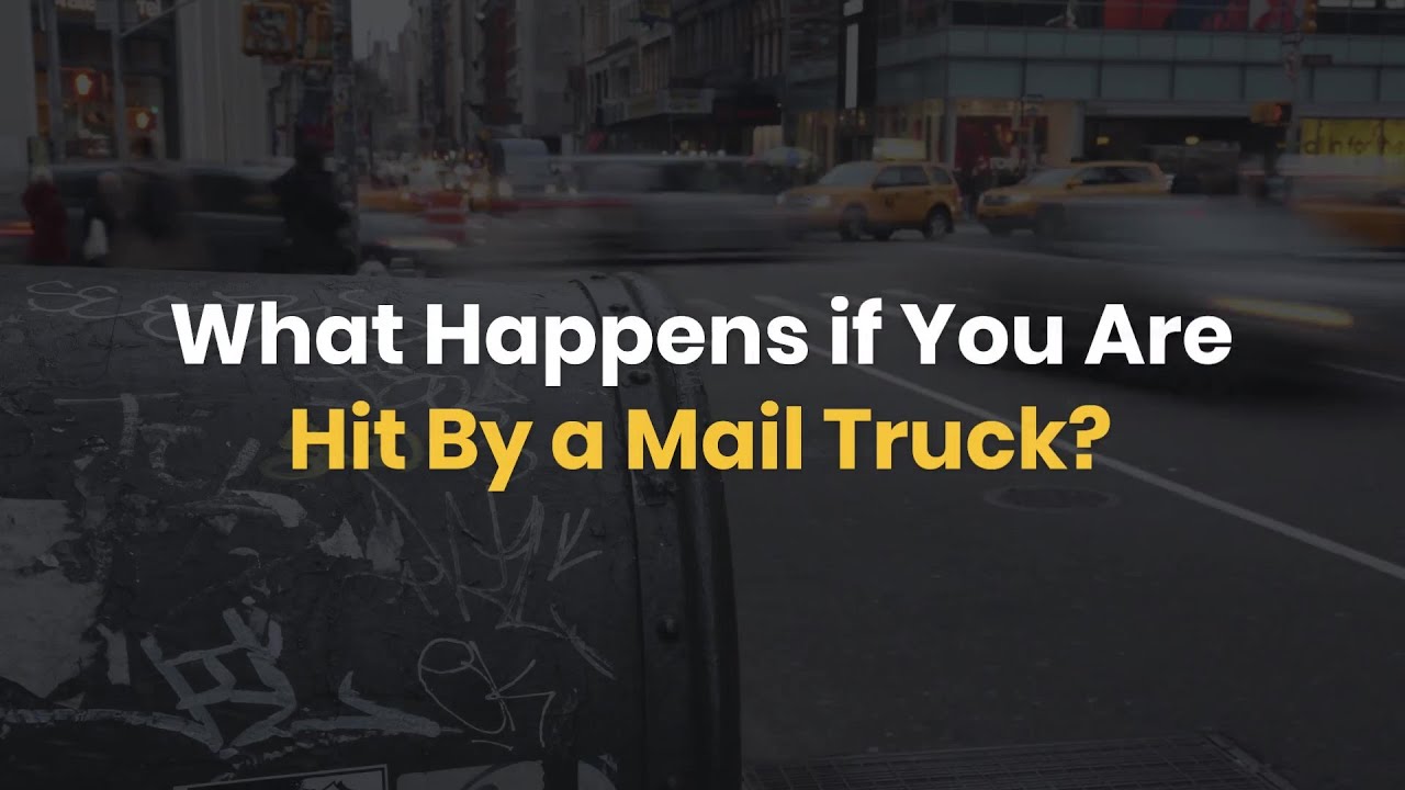 ¿Qué sucede si lo atropella un camión de correo?
