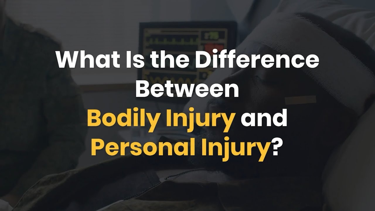 What Is the Difference Between Bodily Injury and Personal Injury?
