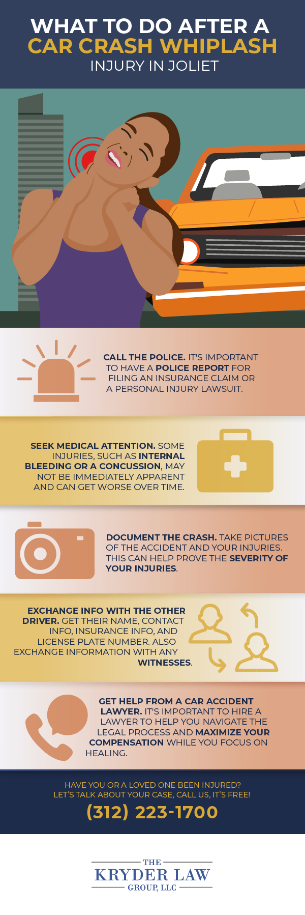 What to Do After a Car Crash Whiplash Injury in Joliet