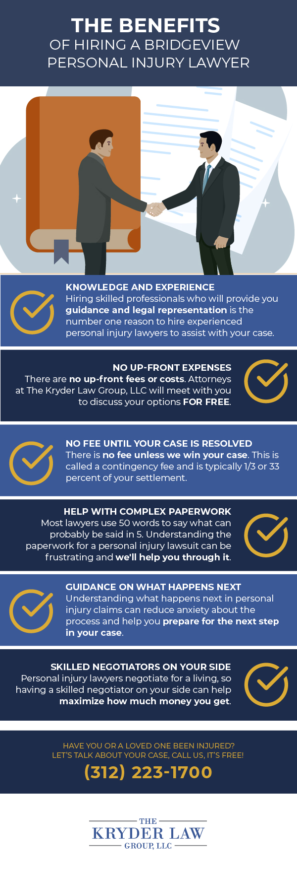 The Benefits of Hiring a Bridgeview Personal Injury Lawyer