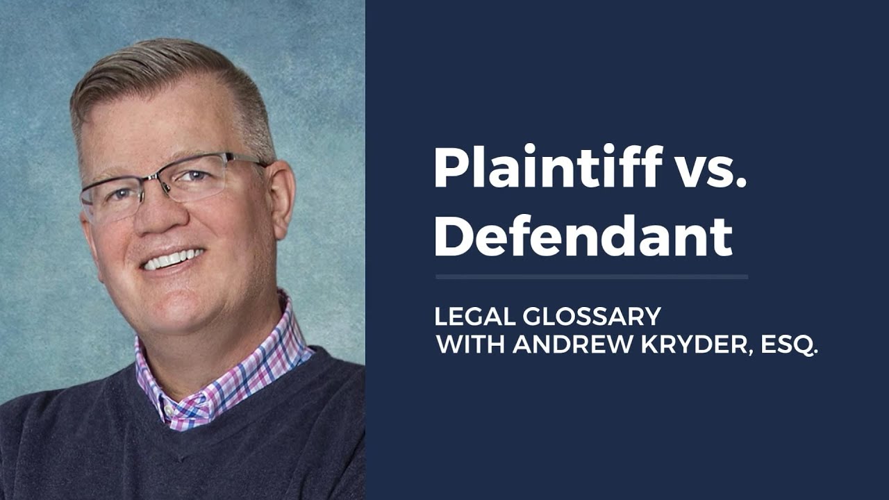 Plaintiff vs. Defendant