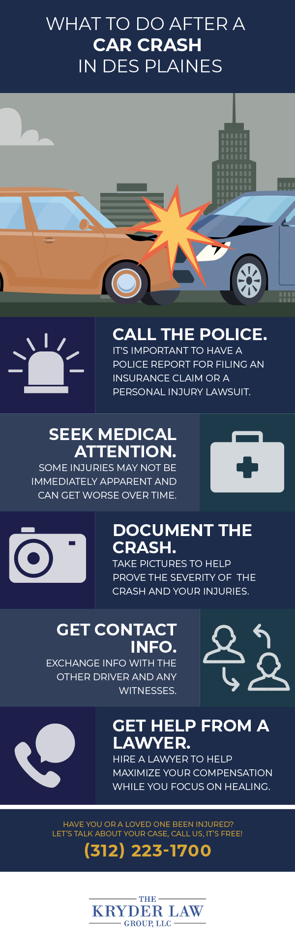 What to Do After a Car Crash in Des Plaines