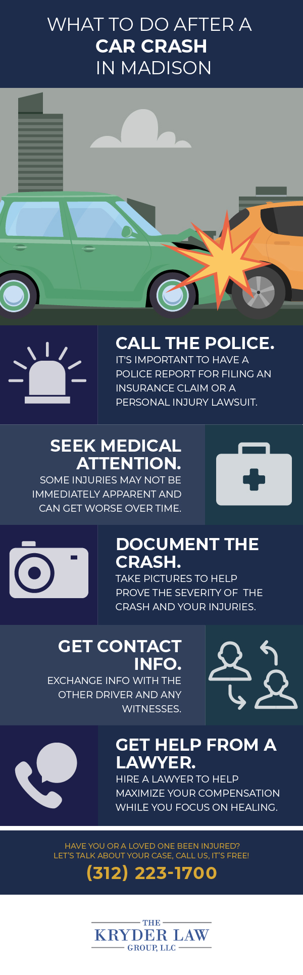 What to Do After a Car Crash in Madison