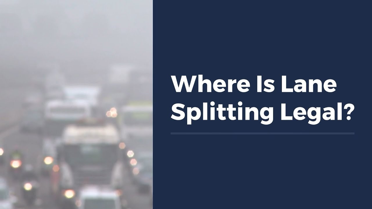 Where Is lane Splitting Legal?