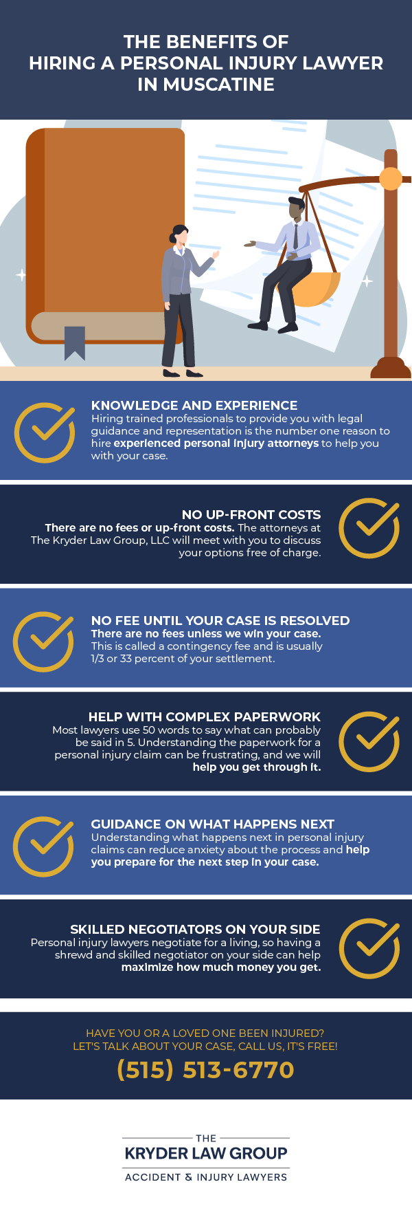 The Benefits of Hiring a Personal Injury Lawyer in Muscatine