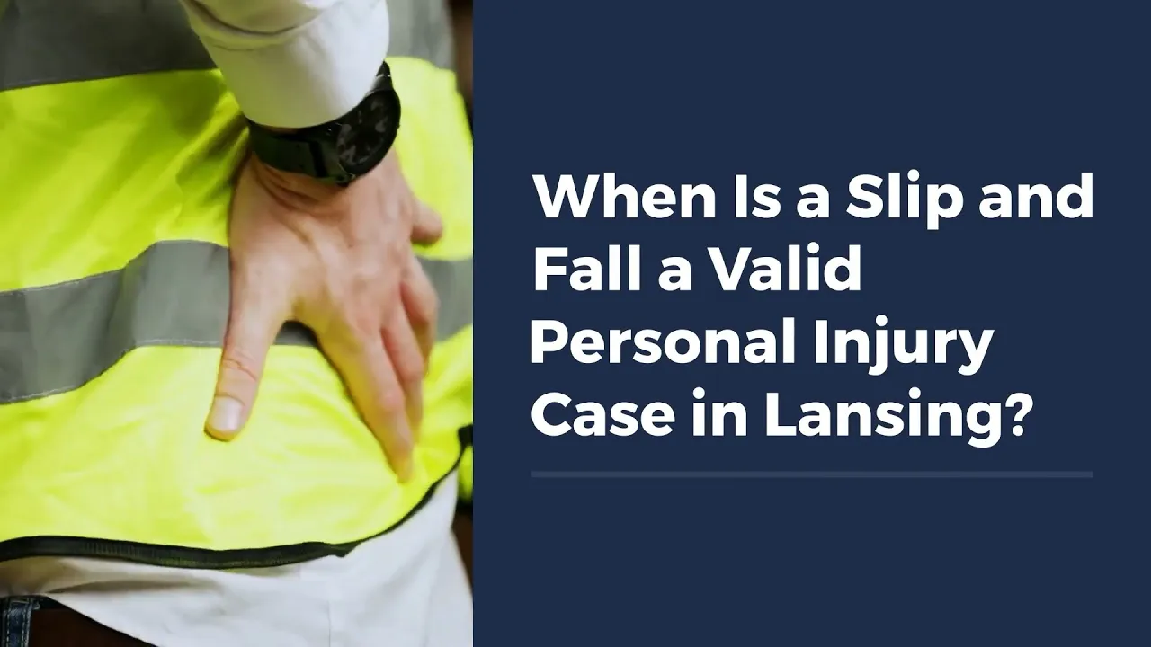 When Is a Lansing Slip and Fall Accident a Valid Personal Injury Claim?