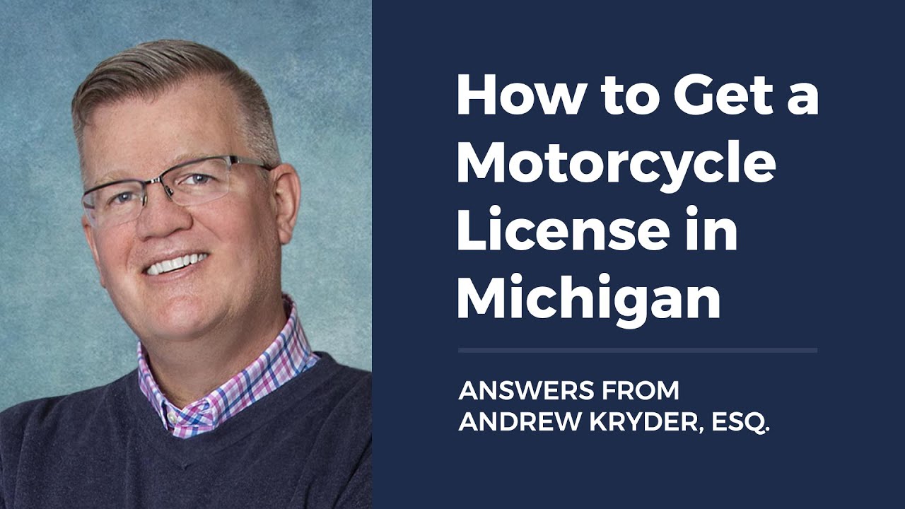 How to Get a Motorcycle License in Michigan