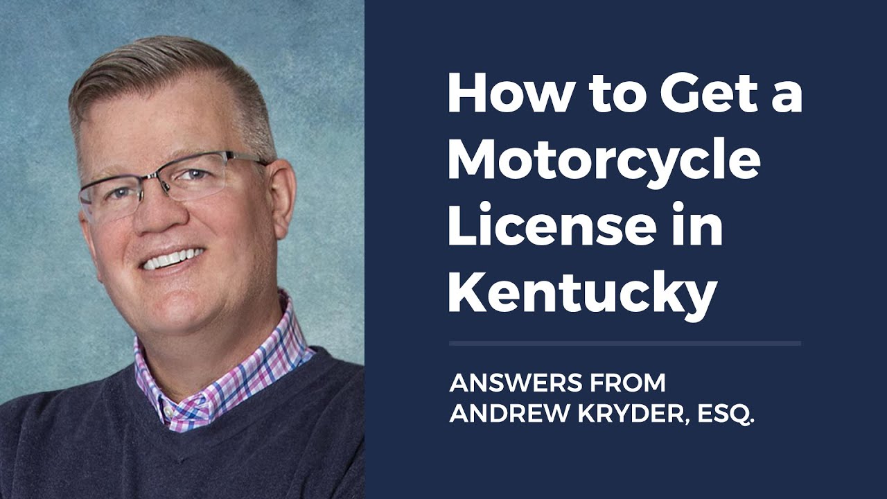 How to Get a Motorcycle License in Kentucky