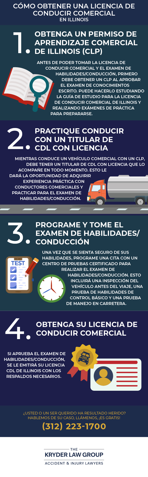 Cómo obtener un CDL (Licencia de Conducir Comercial) en Illinois