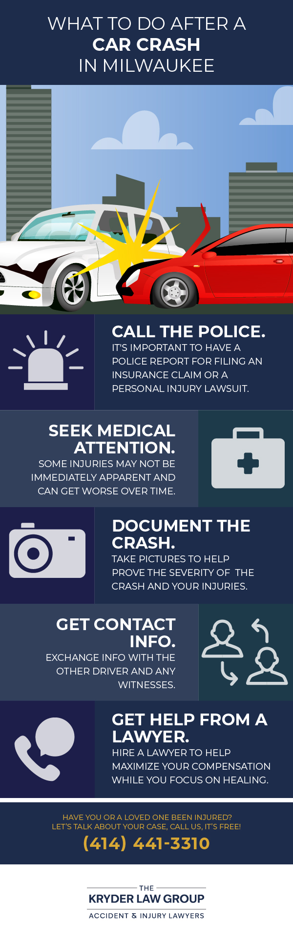 What To Do After a Car Crash in Milwaukee