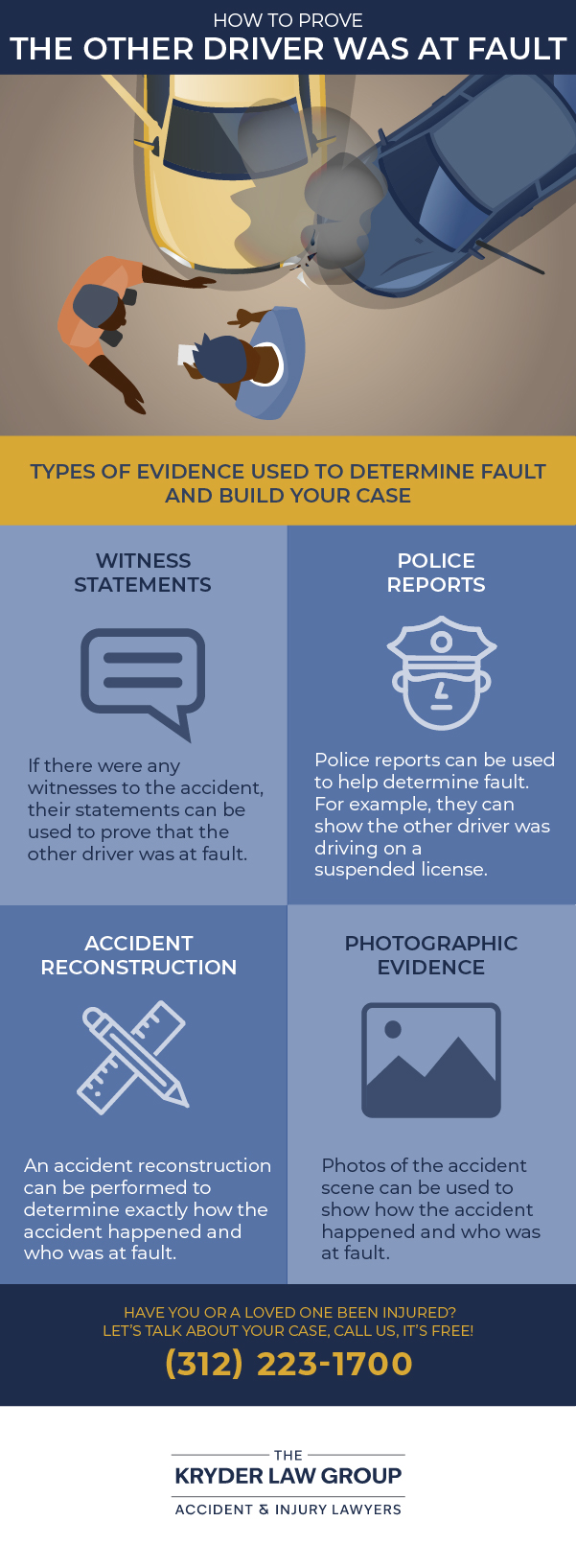 How to Prove the Other Driver Was at Fault