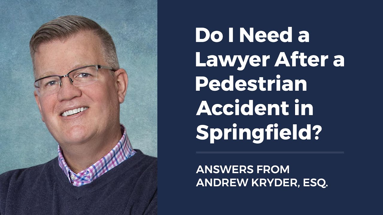 ¿Necesito un abogado después de un accidente peatonal en Springfield?
