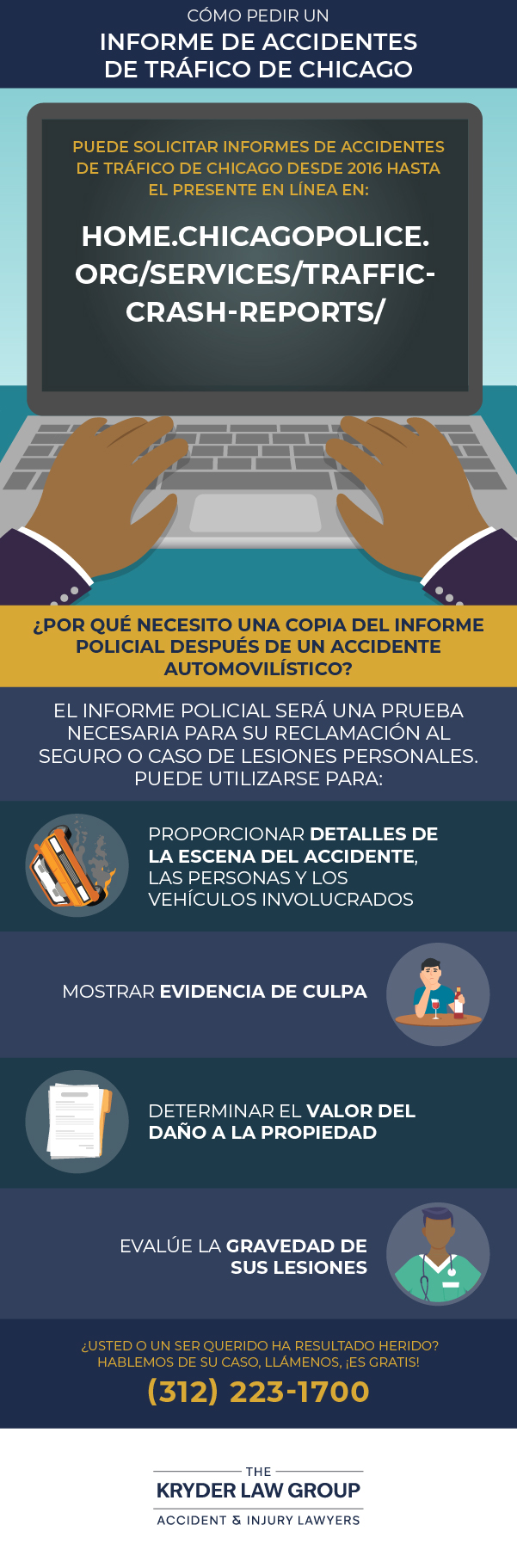 Cómo solicitar un informe de accidente de tráfico en Chicago