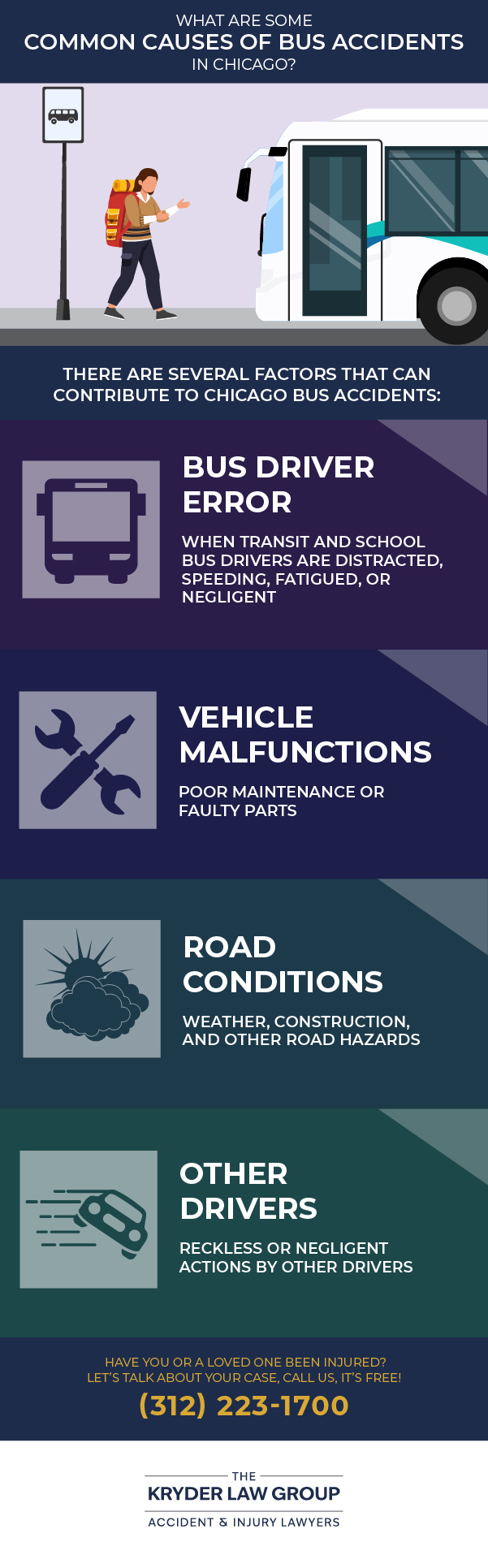 What Are Some Common Causes of Bus Accidents in Chicago?