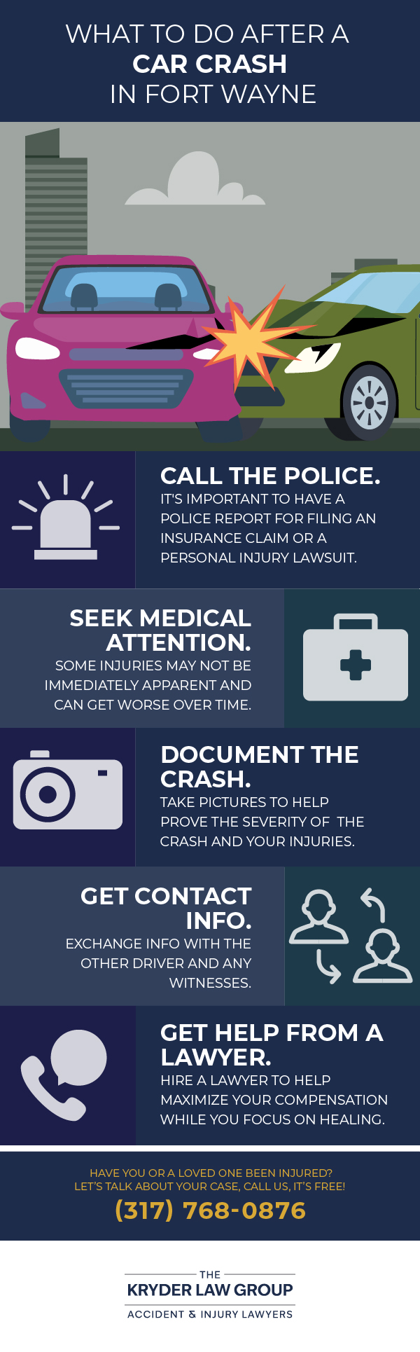 What to Do After a Car Crash in Fort Wayne