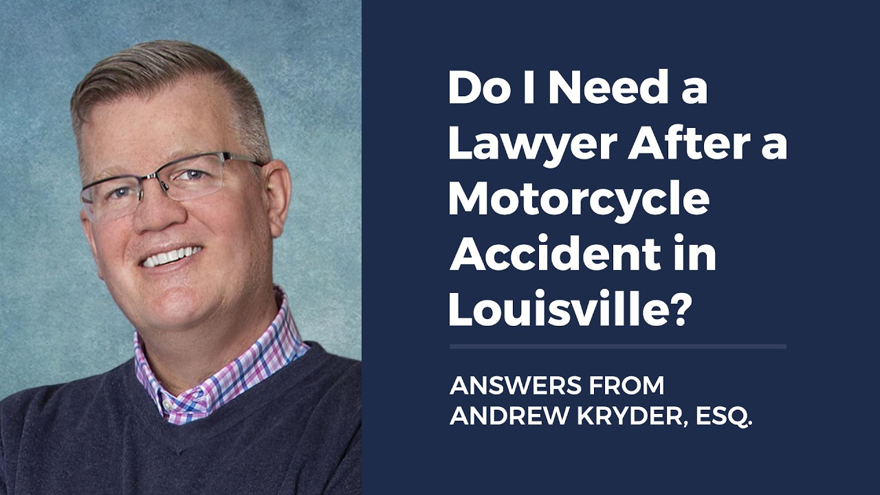 ¿Necesito un abogado tras sufrir un accidente de moto en Louisville?