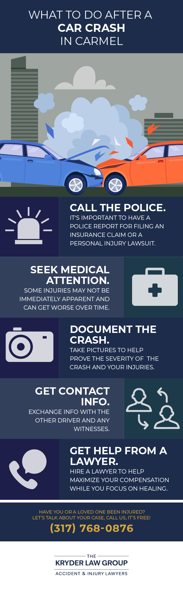What to Do After a Car Crash in Carmel