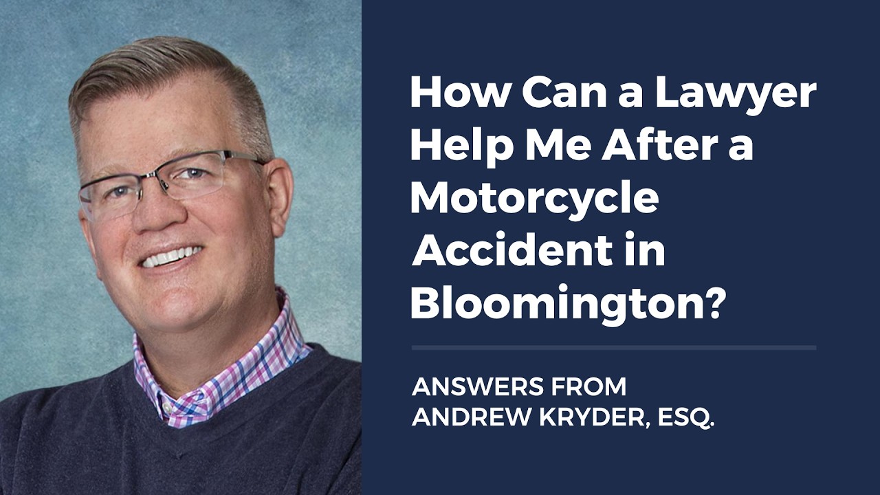 How Can a Lawyer Help Me After a  Motorcycle Accident in Bloomington?